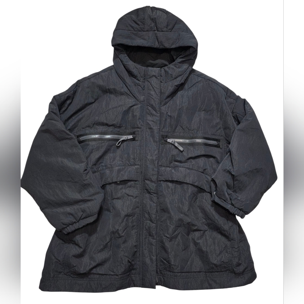 FP Movement By Free People Billy Boxy Insulated Black Coat NWT - Picture 2 of 12